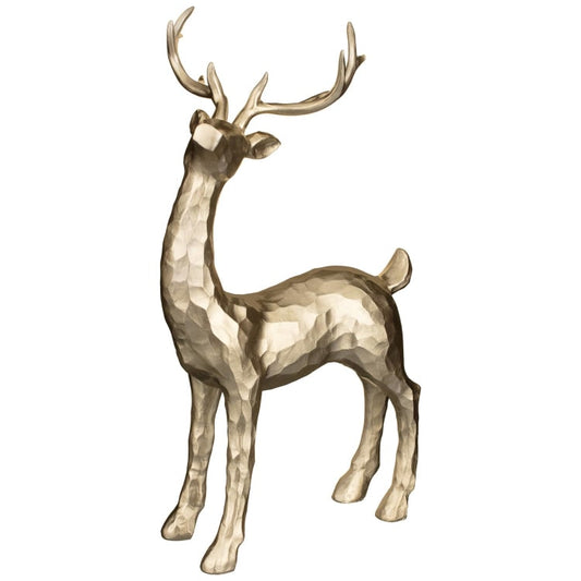 Gold Standing Stag 42cm