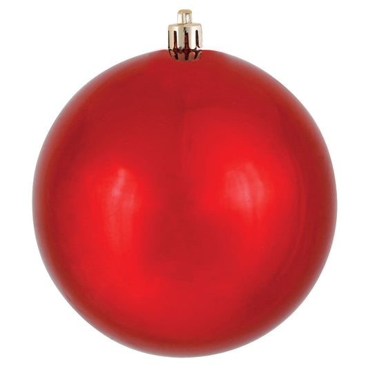 Red Shiny Ball 20cm- Set of 2