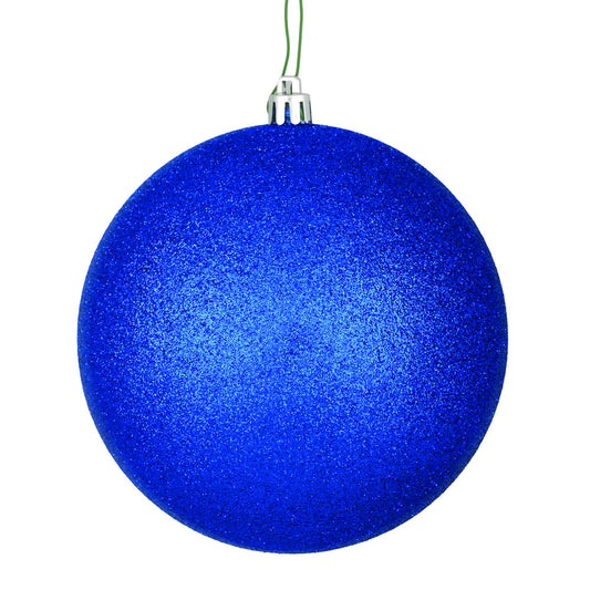 Blue Glitter Ball 15cm- Set of 2