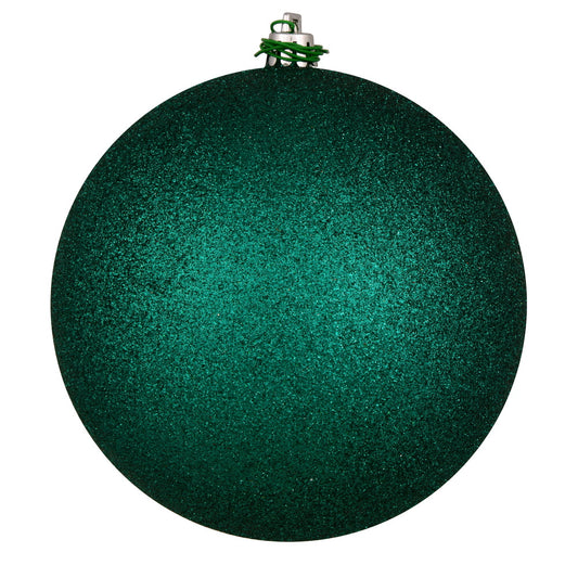 Teal Glitter Ball 15cm- Set of 2