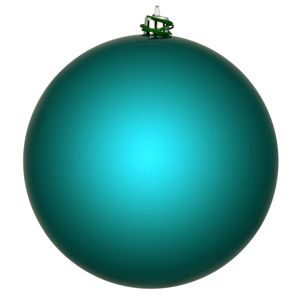 Teal Shiny Ball 25cm- Set of 2