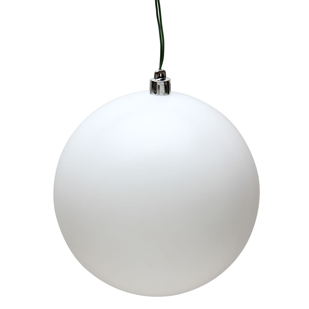 White Matte Ball 20cm- Set of 2