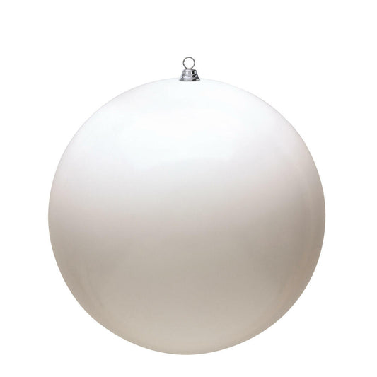 White Shiny Ball 20cm- Set of 2