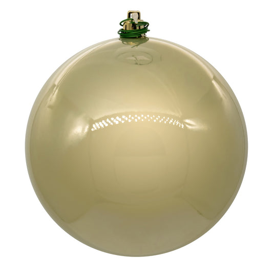 Champagne Pearl Ball 20cm- Set of 2